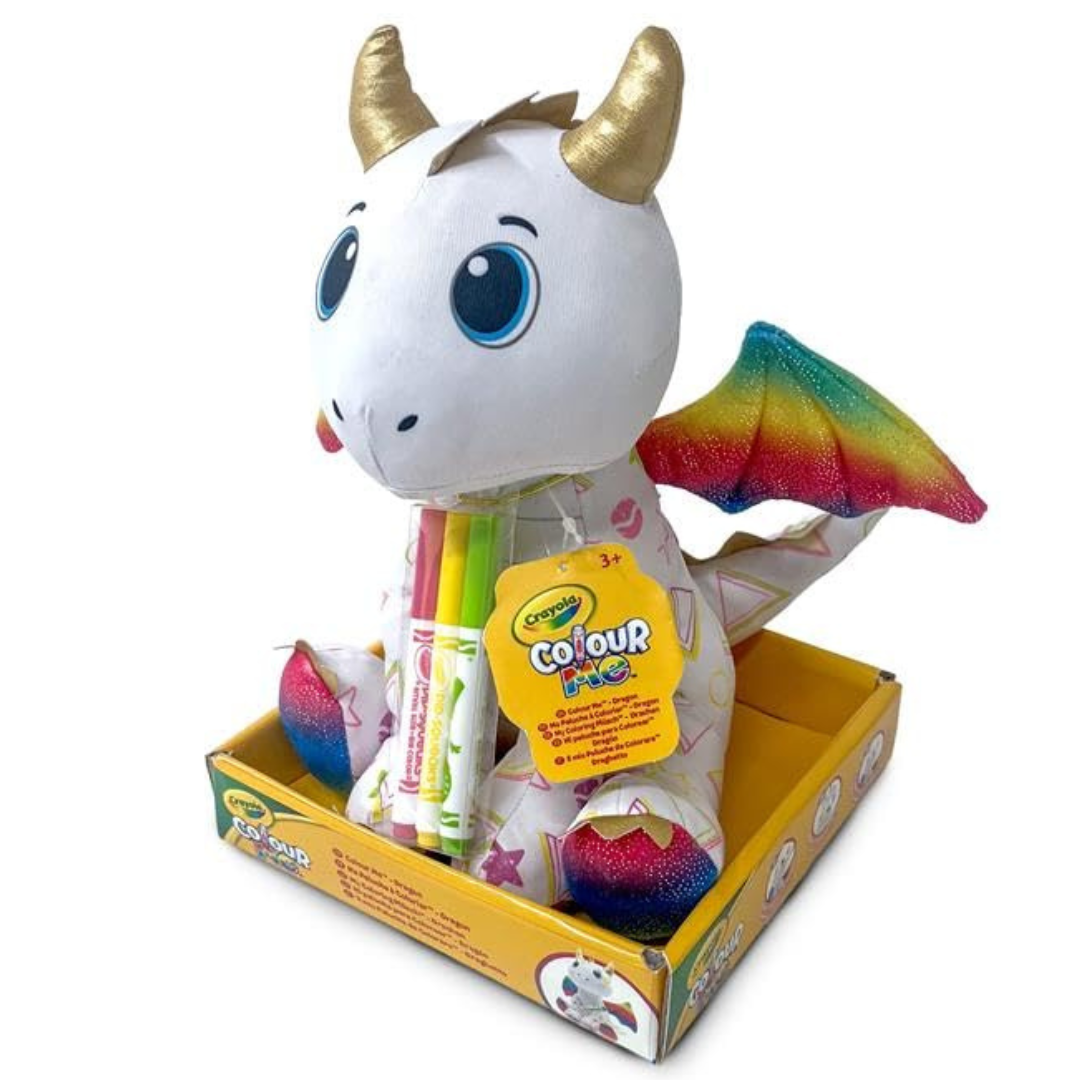 Colorea tu peluche · dragón