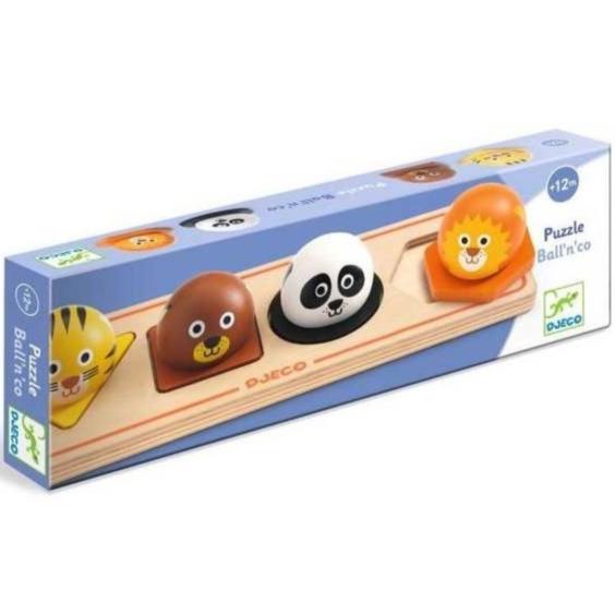 Puzzle de madera encajable Ball´n´Co