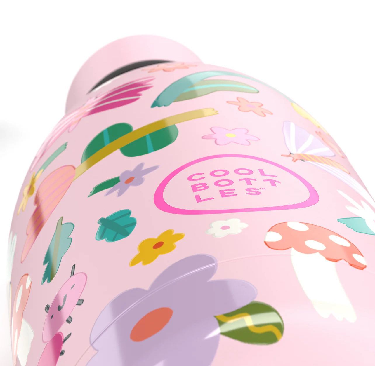 Botella de acero con pajita 500 ml. · bug life