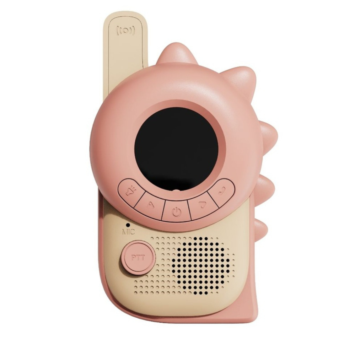 Walkie-talkies ZOO · dinosaurios rosas