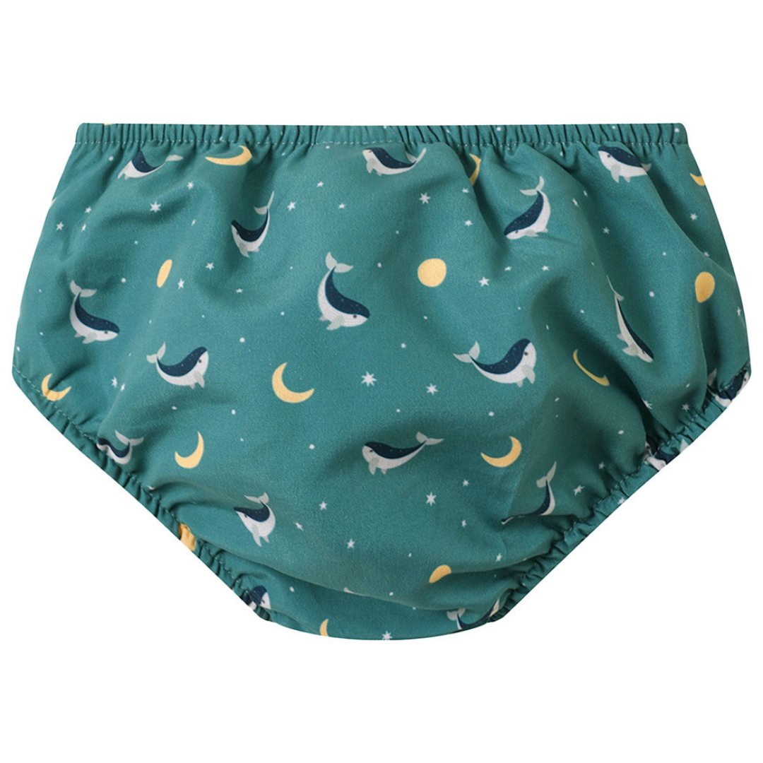 Bañador pañal MONNËKA · whale teal