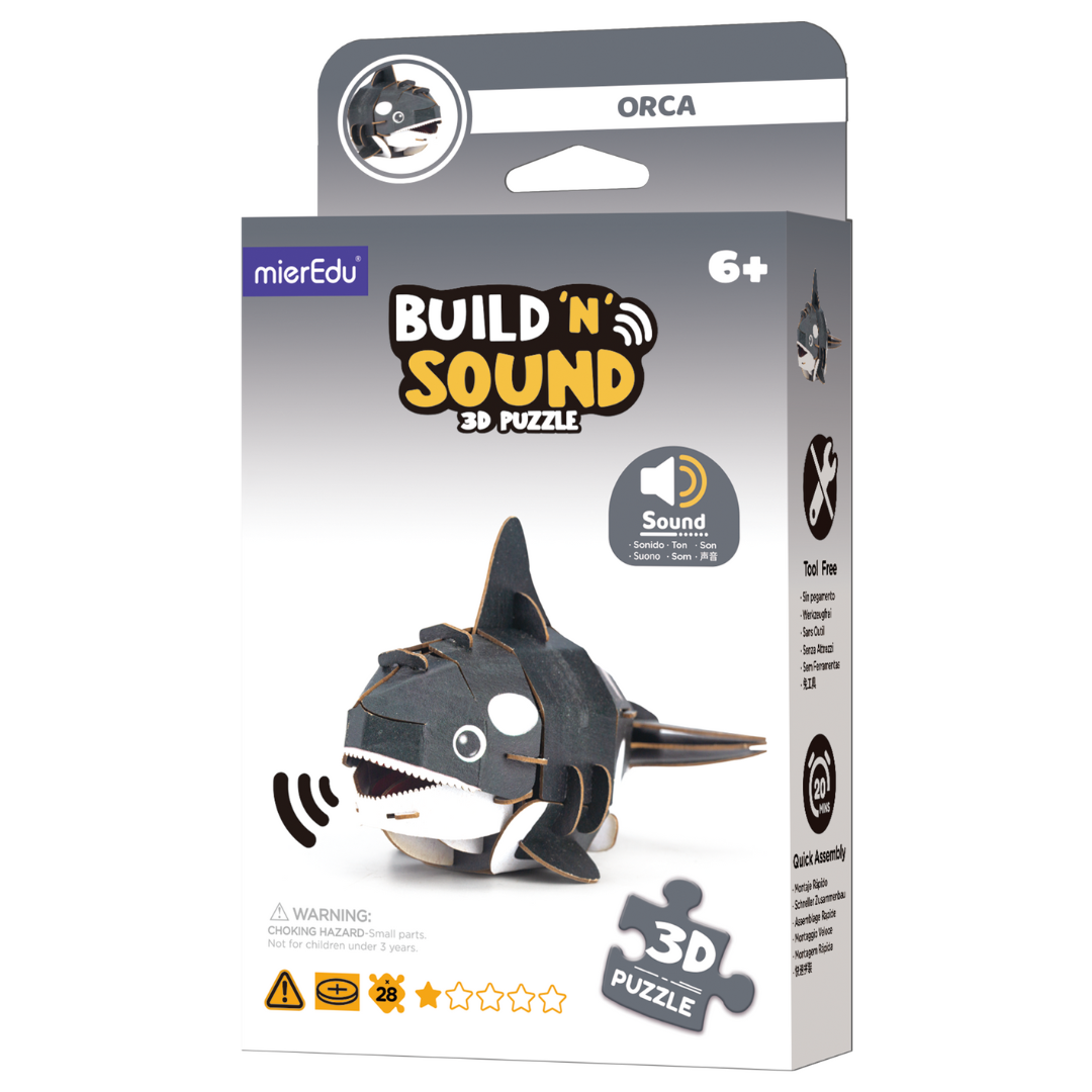 Puzzle 3D ¡con sonido! · orca