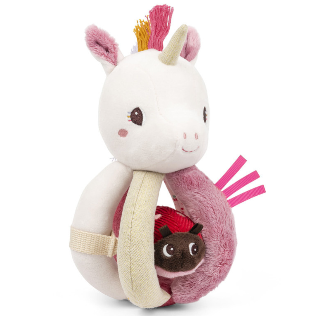 Sonajero con asas · Lena, el unicornio
