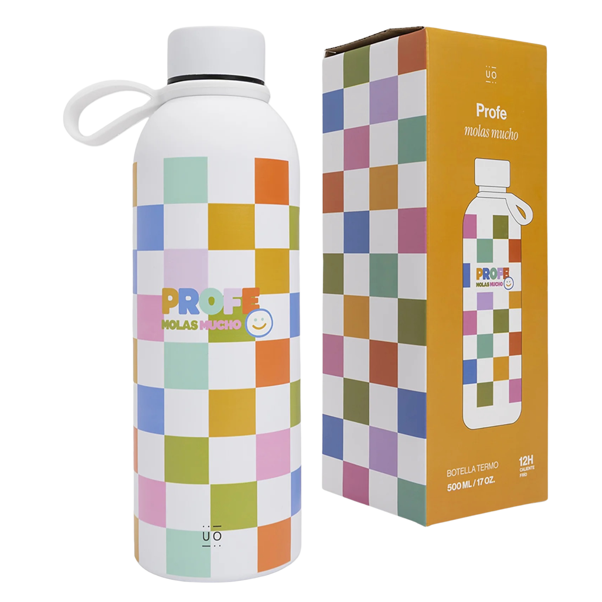 Botella térmica de acero: profe, molas mucho