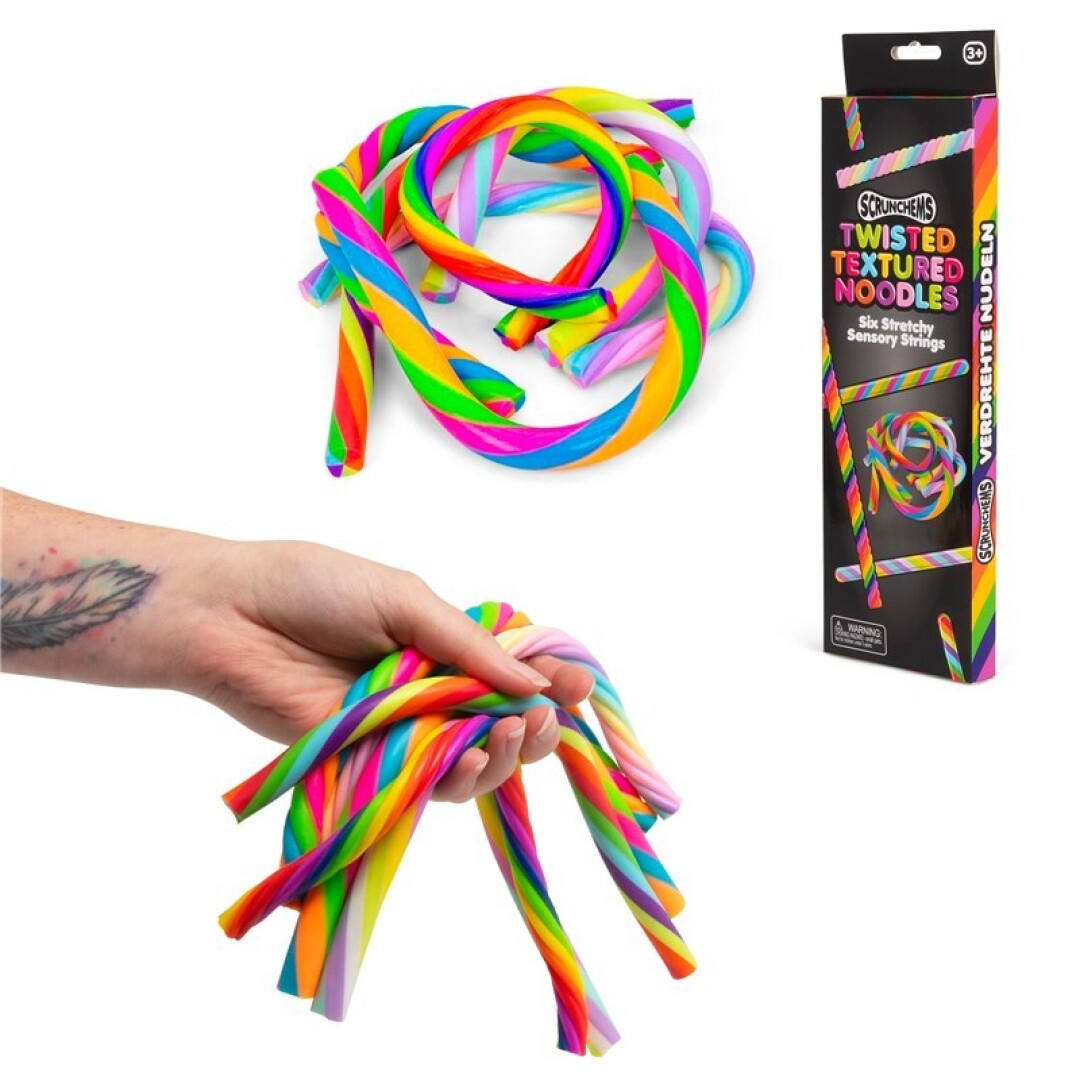 SCRUNCHEMS twisted textured noodles