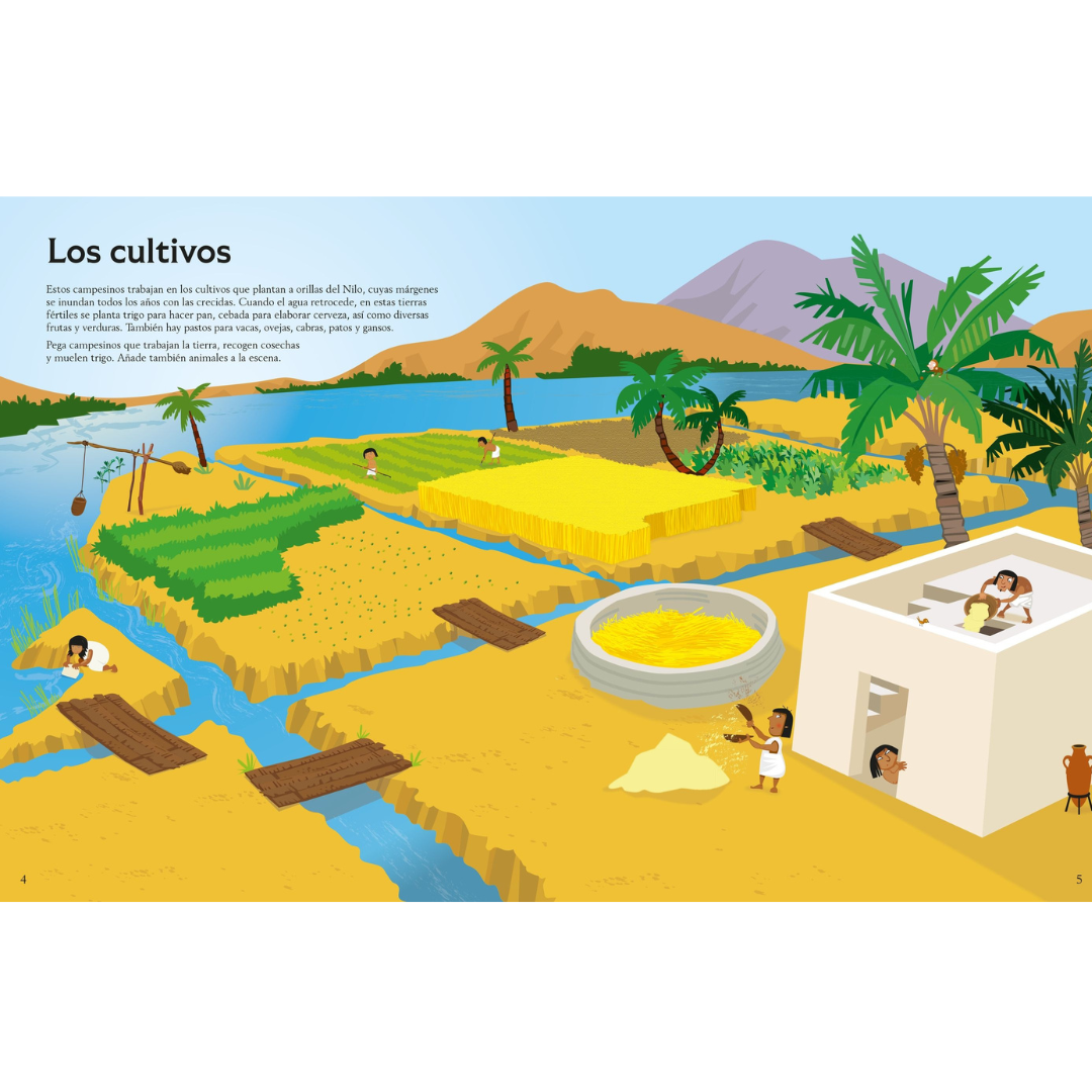 Libro de pegatinas · los antiguos egipcios
