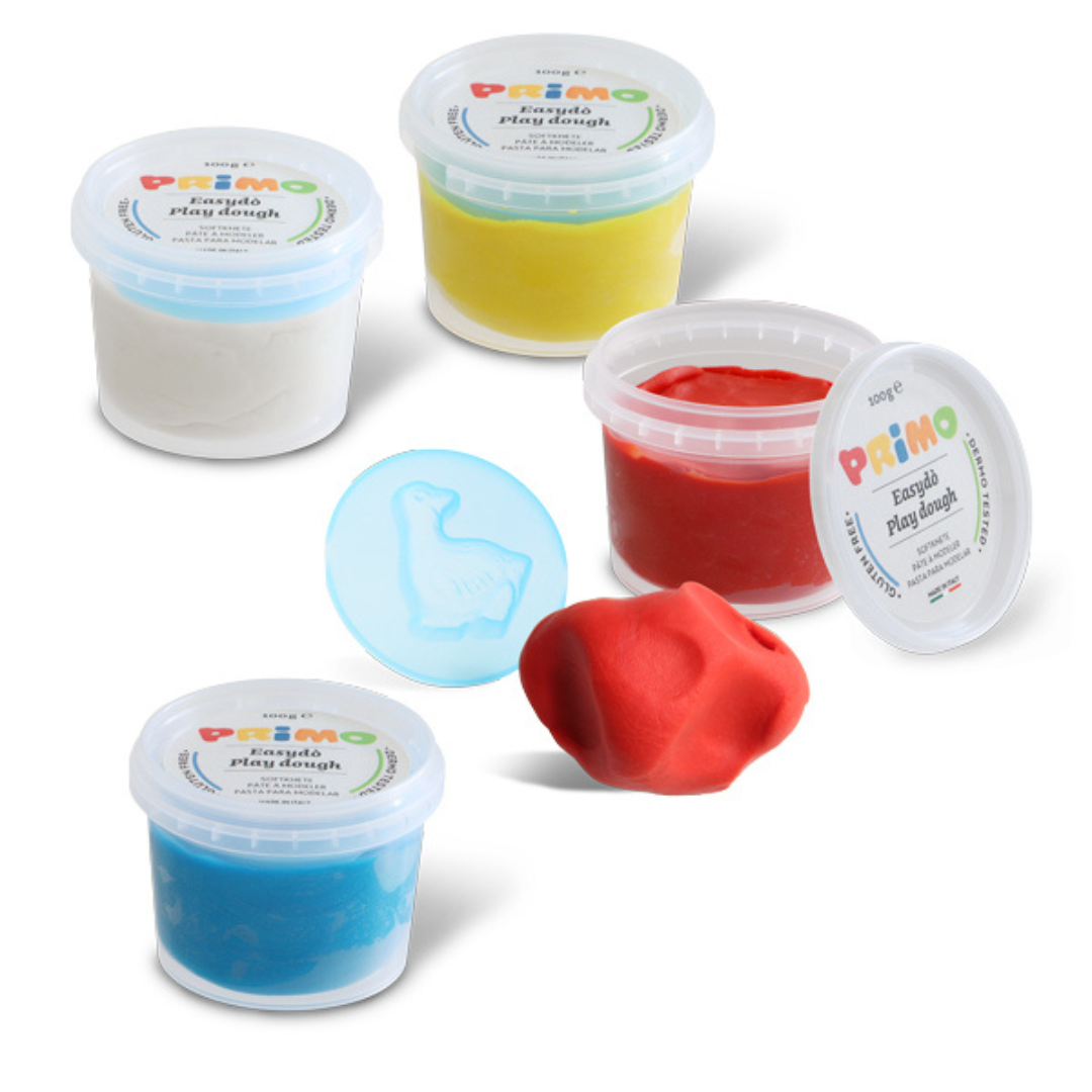 10 Botes de plastilina PRIMO