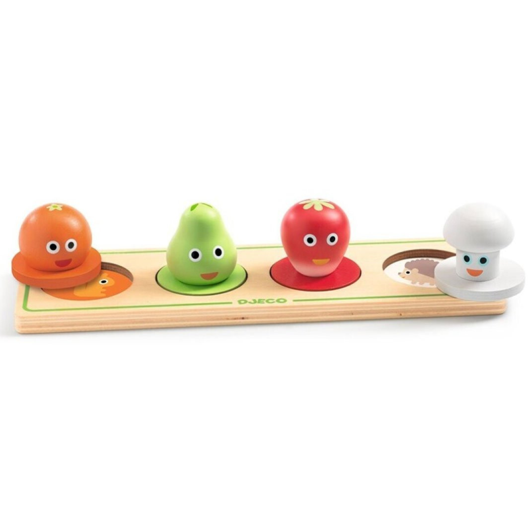 Puzzle de madera encajable Vegi'n'Co