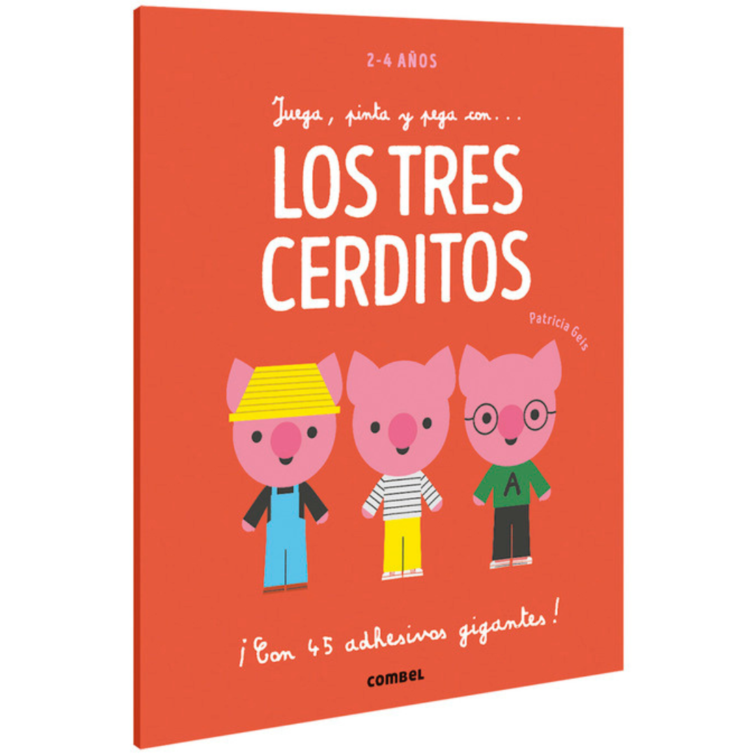 Juega, pinta y pega con Los tres cerditos