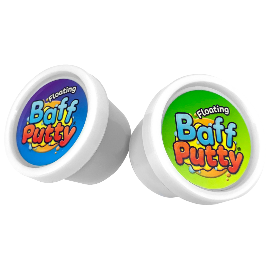 Plastilina flotante para el baño ¡cambia de color!