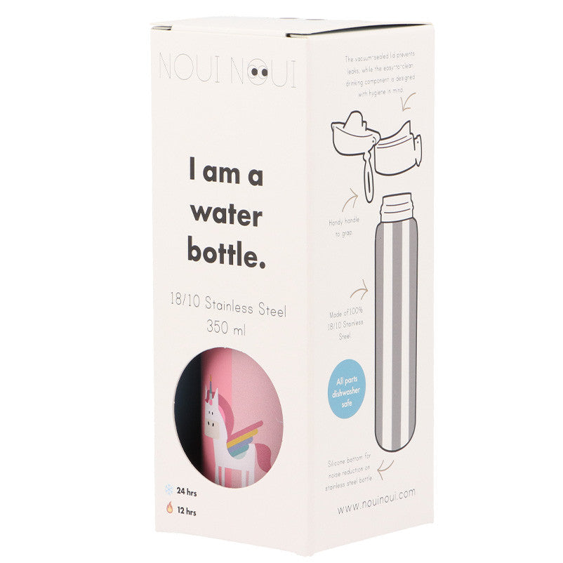 Botella de acero térmica NOUI NOUI 350ml. · unicornio