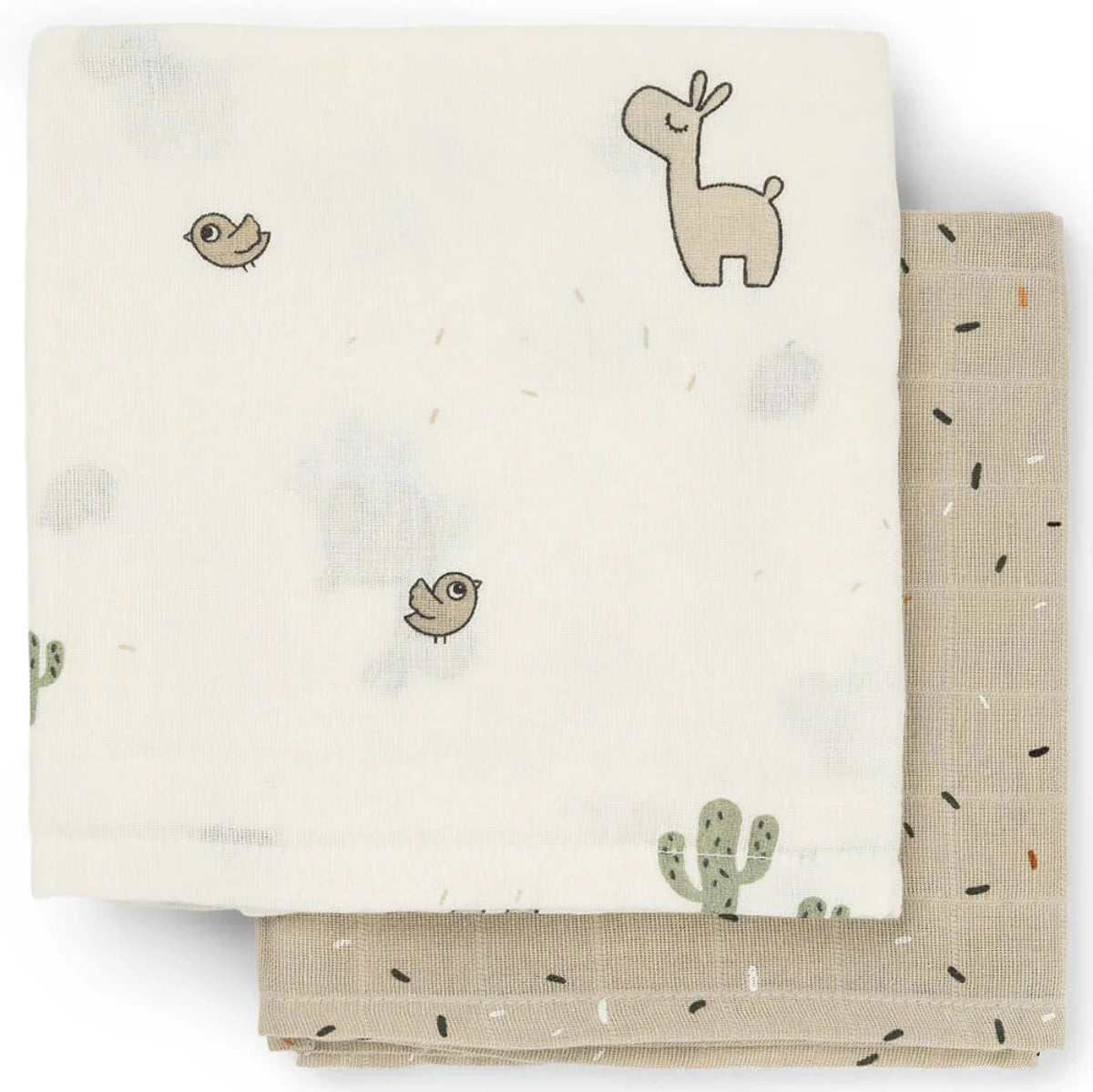 Pack 2 muselinas de algodón DONEBYDEER 65X65 · lalee arena