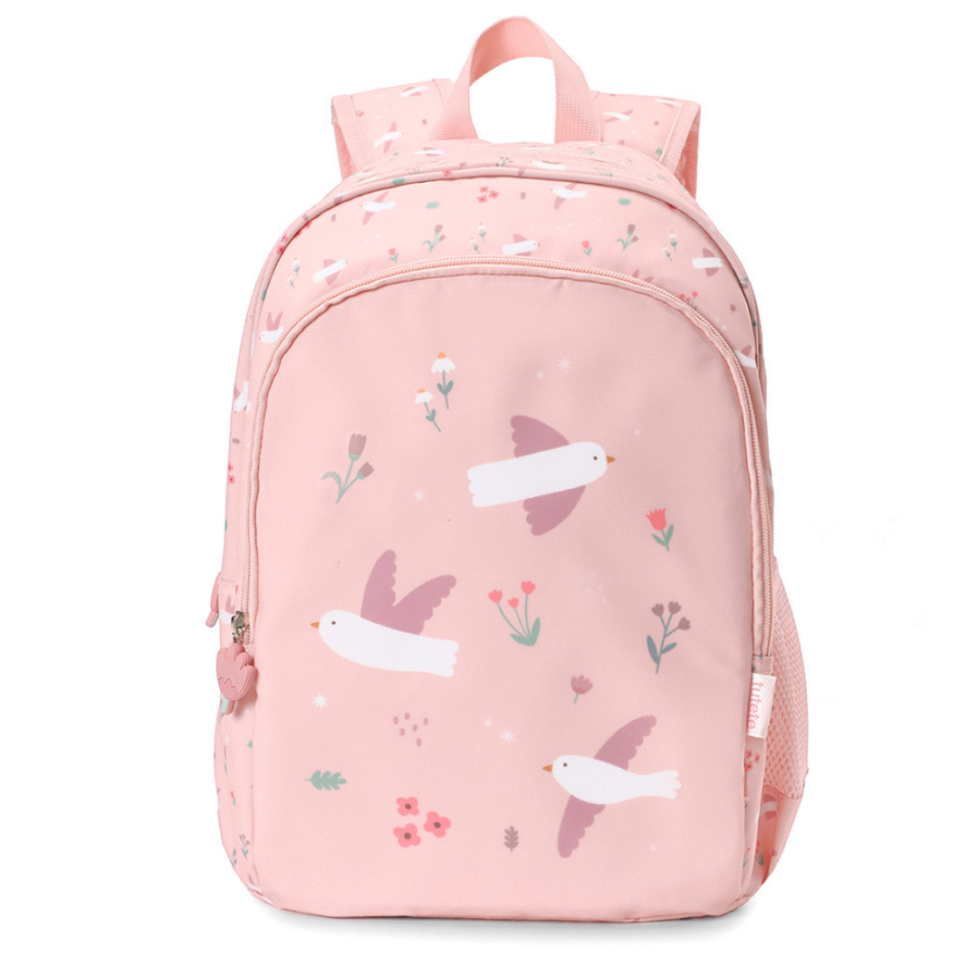 Mochila TUTETE mediana con llavero personalizable · birds