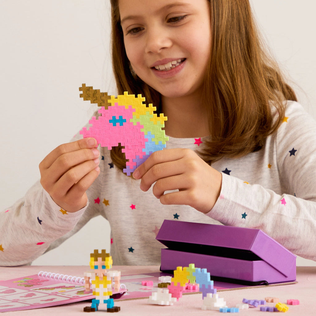 Set de actividades PLUS-PLUS 125 piezas · hadas