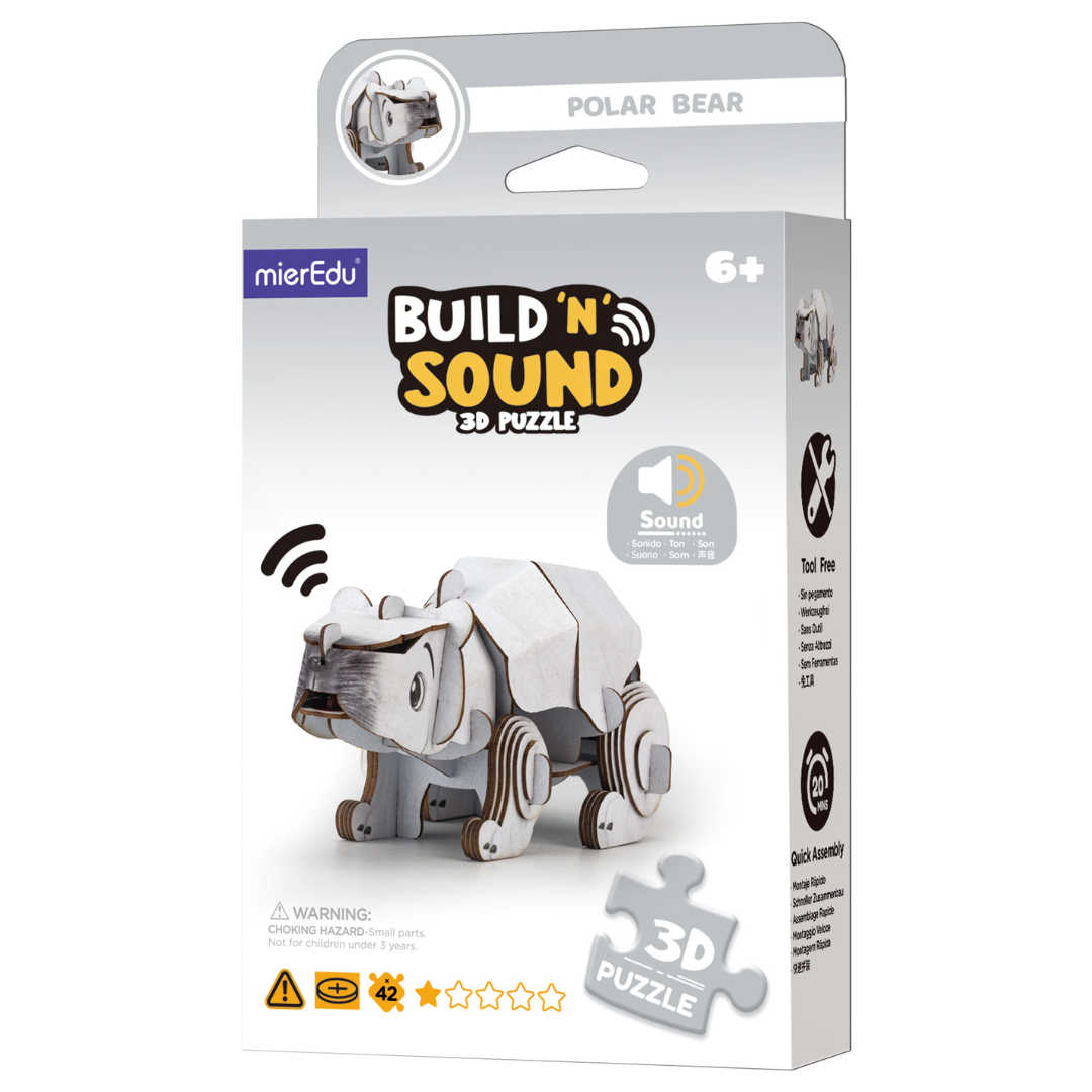 Puzzle 3D ¡con sonido! · oso polar