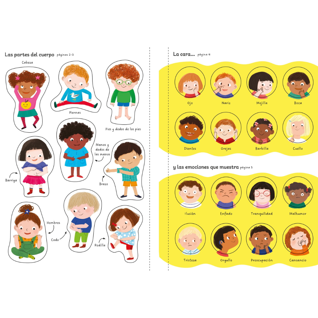 Mi pequeño libro de pegatinas · así es mi cuerpo