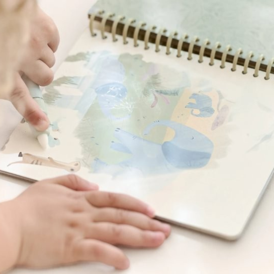 Libro mágico colorear con agua Jim&Rosa LITTLE DUTCH