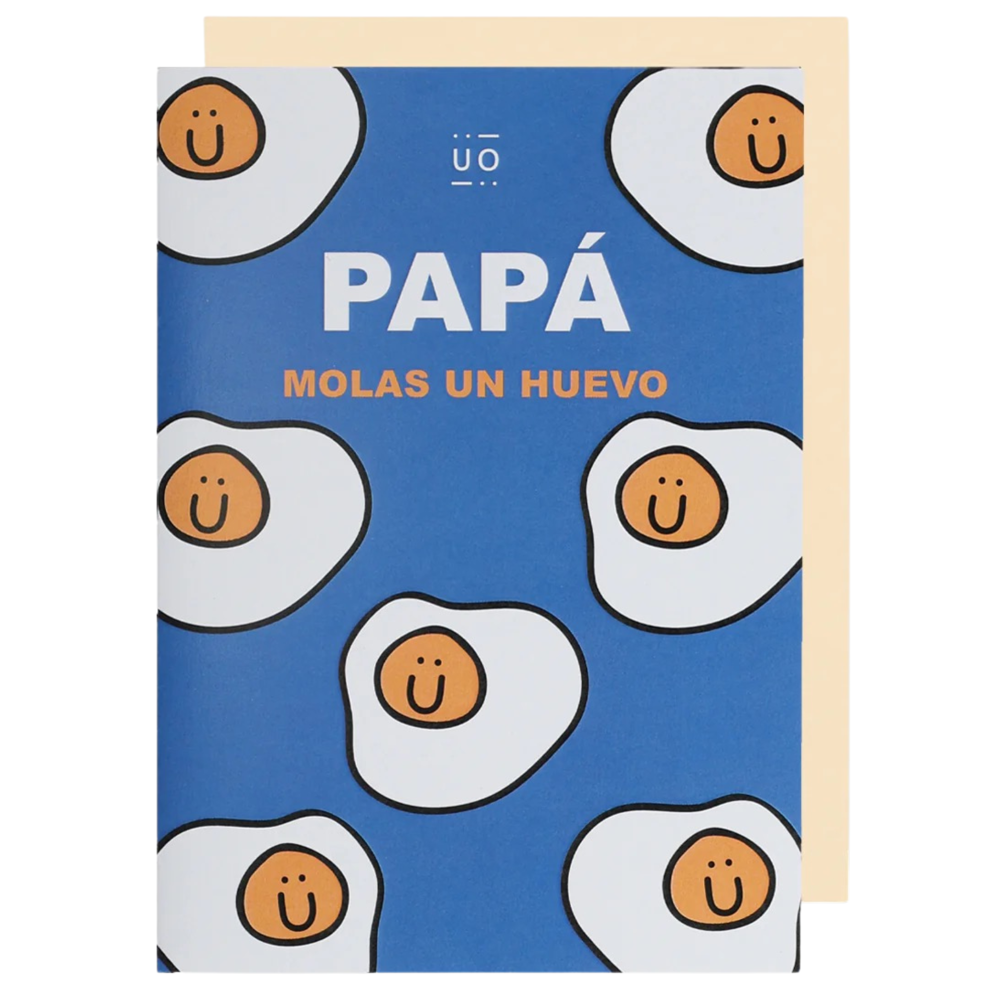 Postal · papá molas un huevo