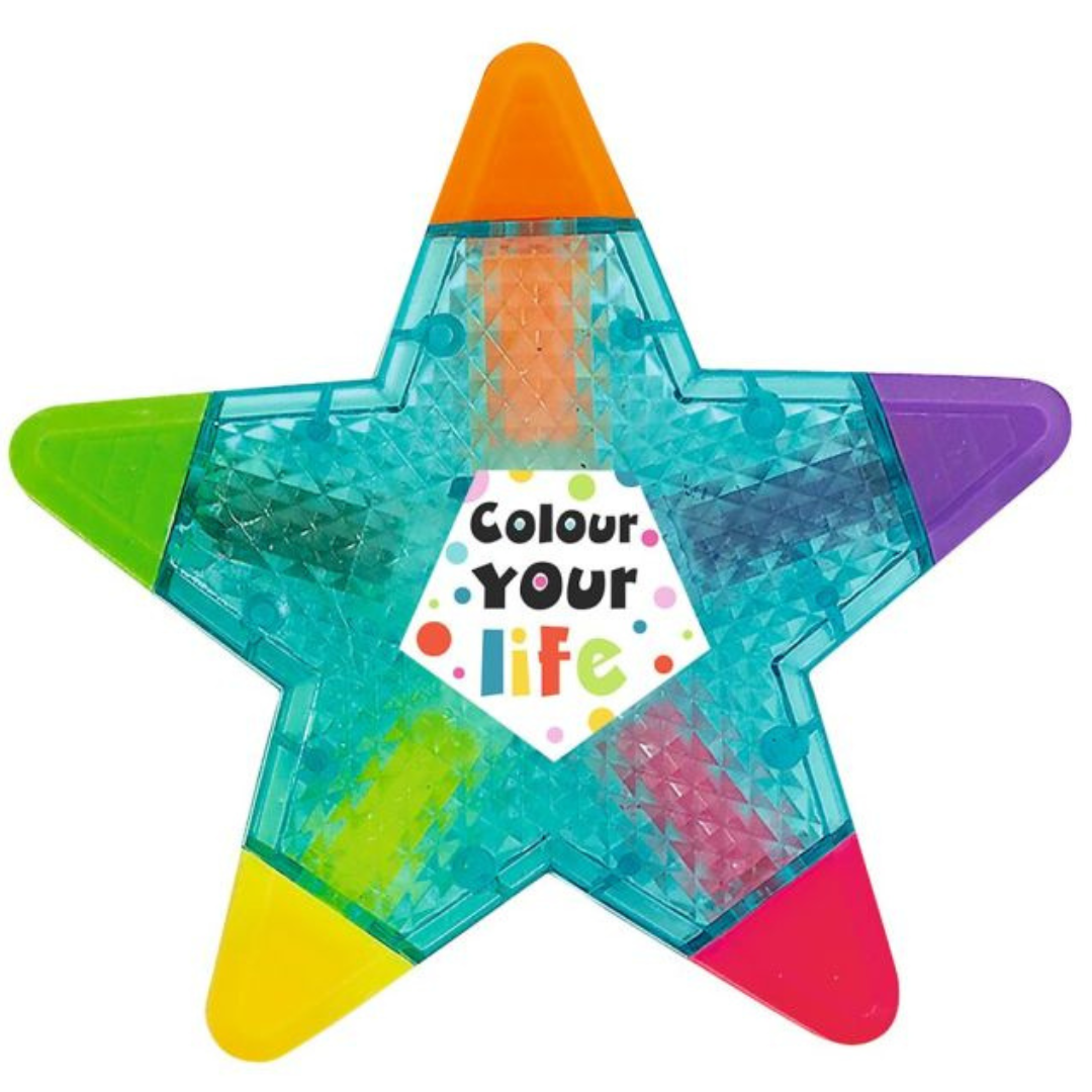 Mini marcadores con forma de estrella