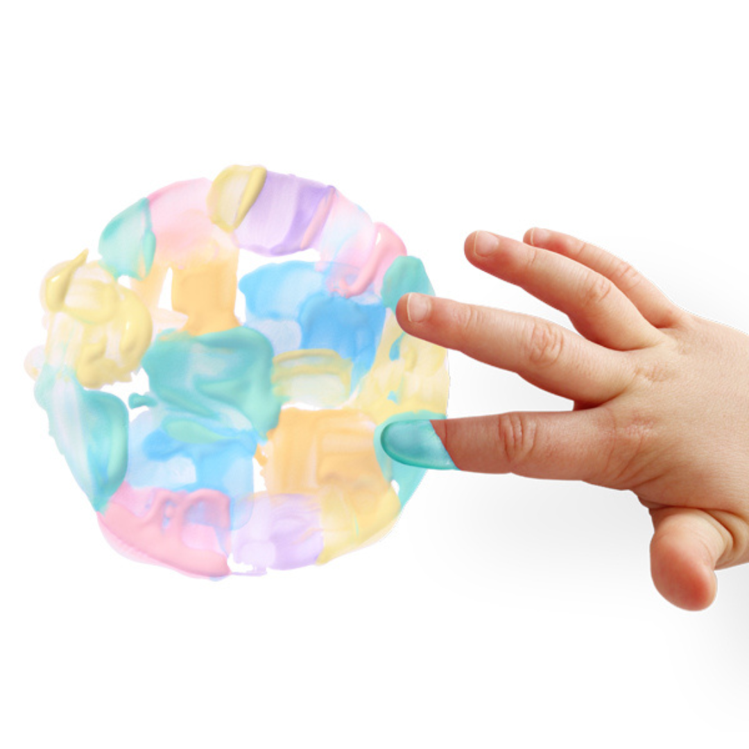 Pintura de dedos pastel PRIMO · 6 colores