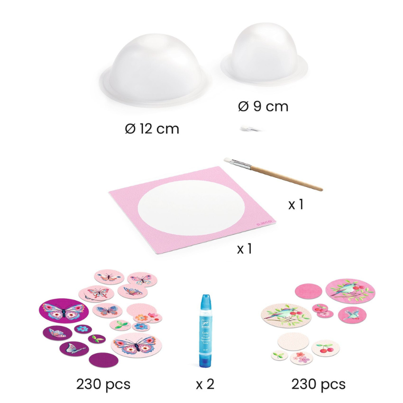 Kit creativo 2 cuencos decorativos de papel