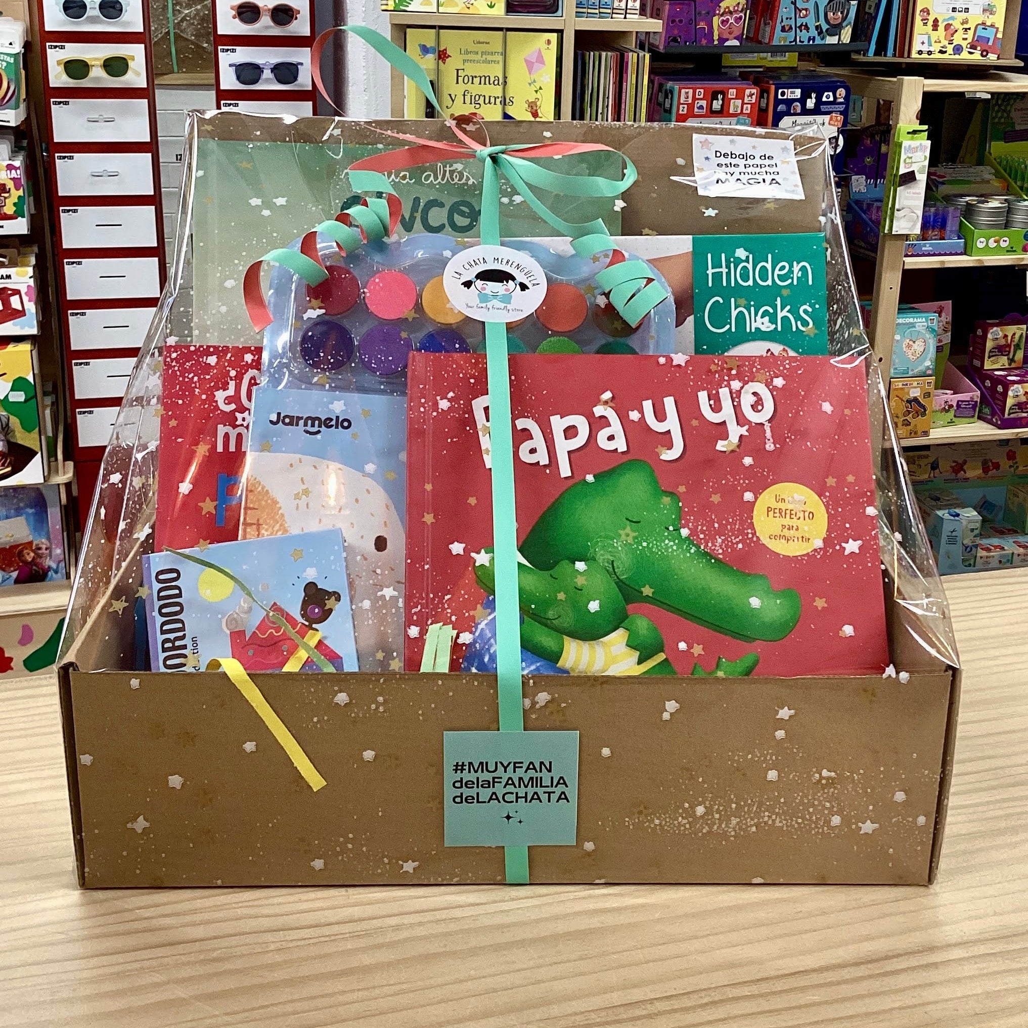 Cesta para papá de 2 años