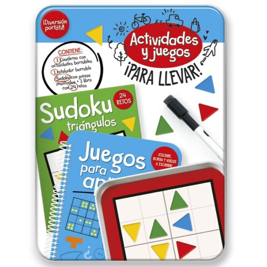 Kit de actividades con juegos ¡para llevar! · retos de ingenio