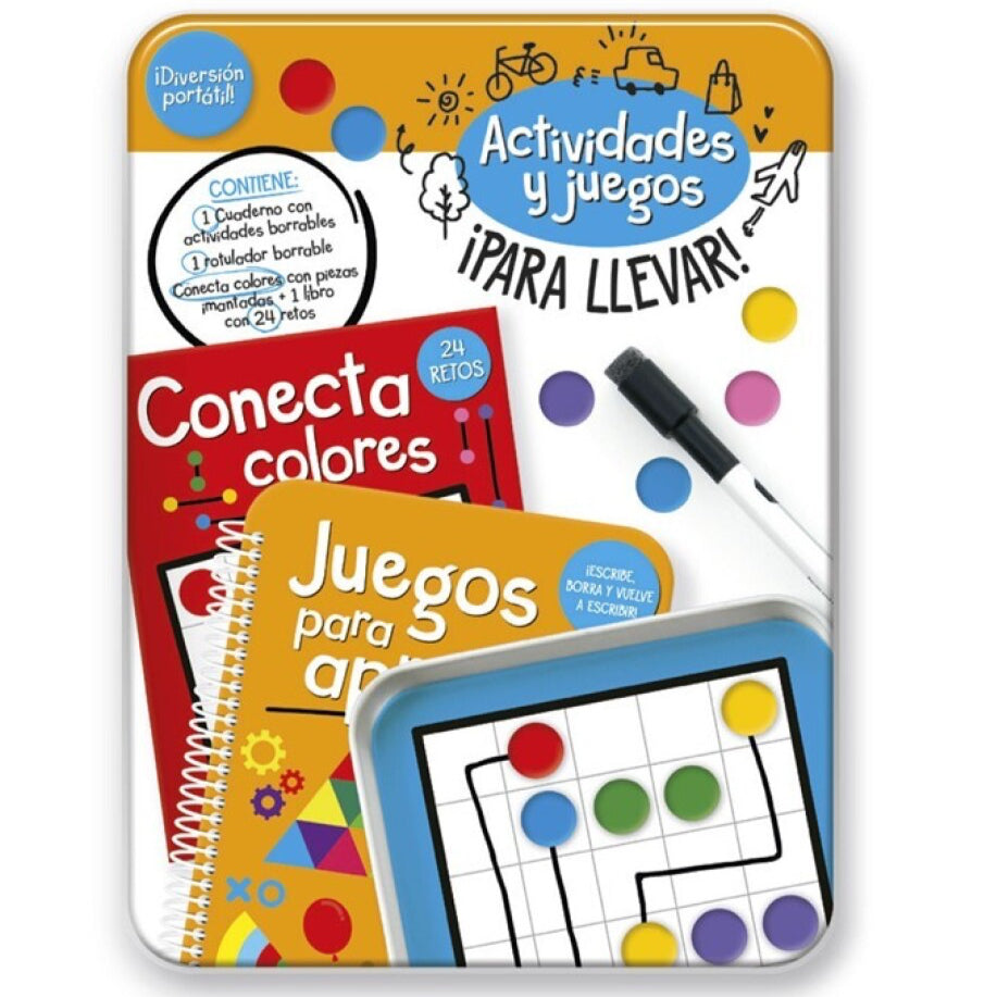Kit de actividades con juegos ¡para llevar! · jugar y aprender