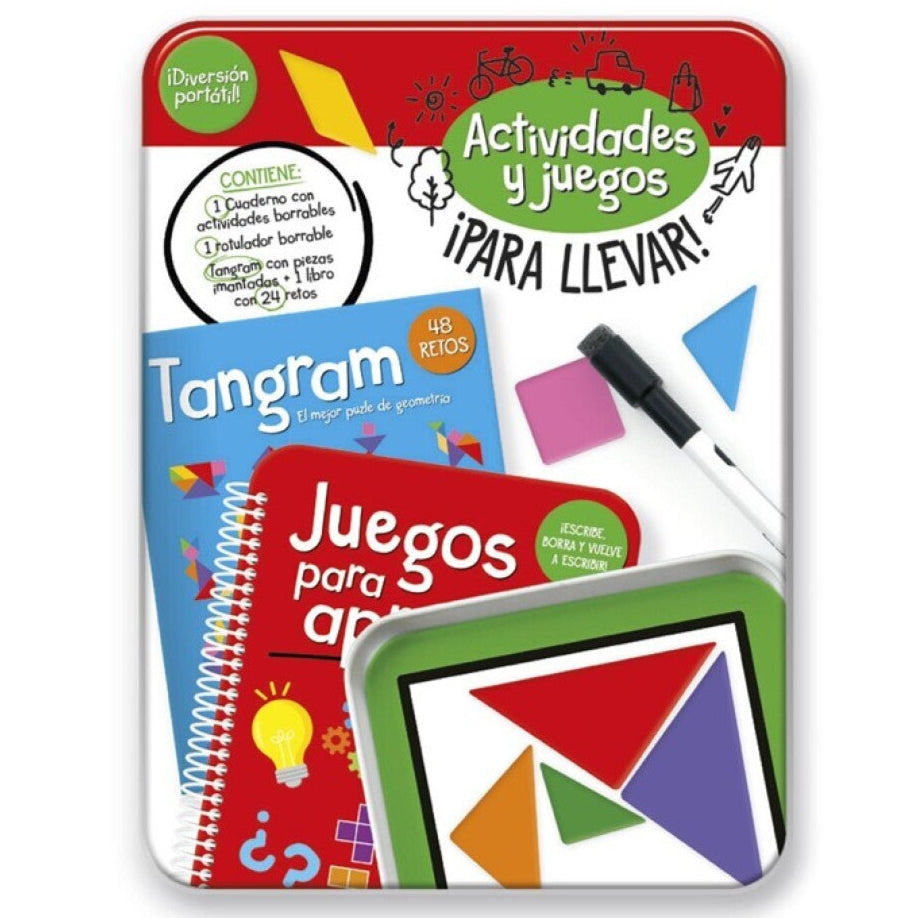 Kit de actividades con juegos ¡para llevar! · arte y creatividad