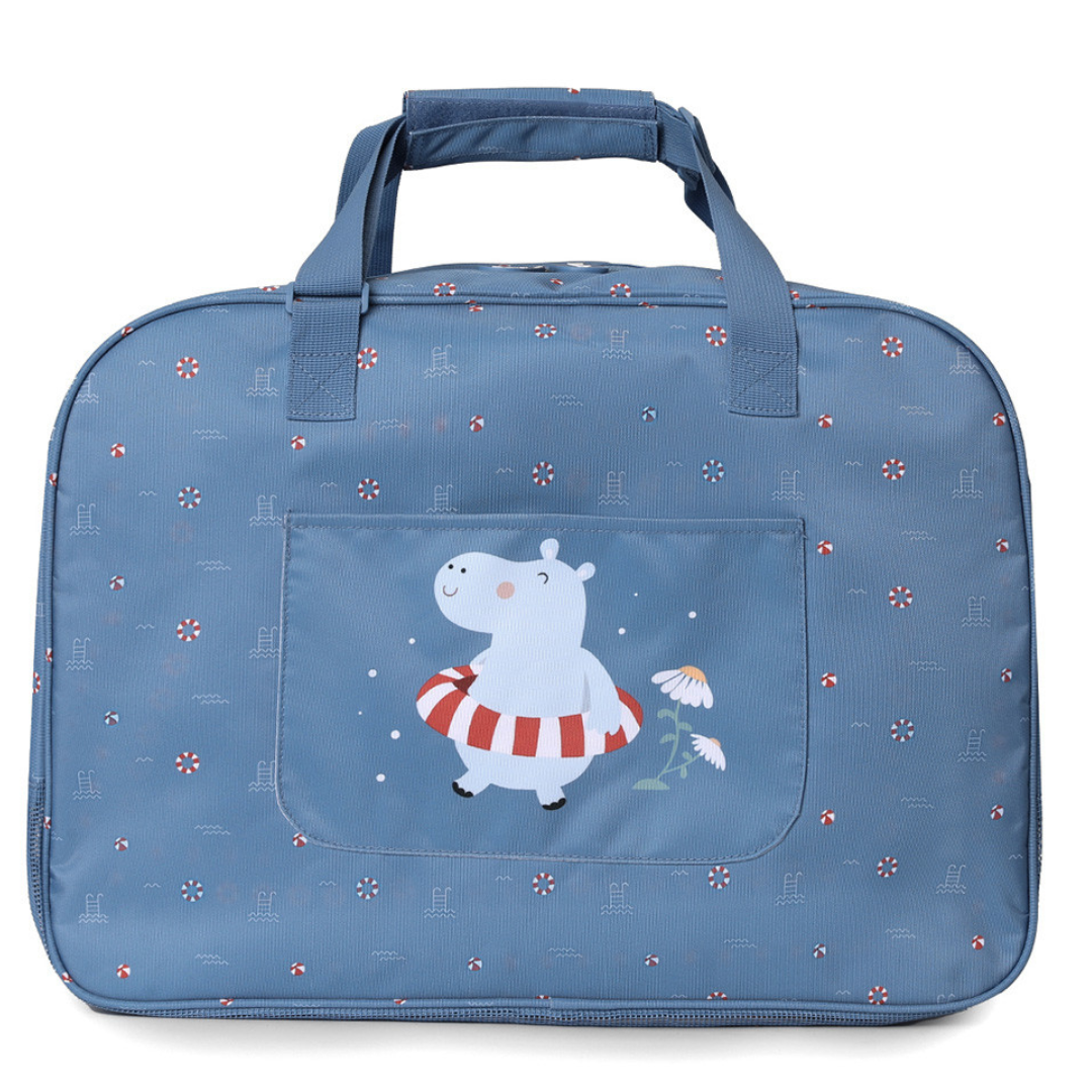 Bolso de playa con rejilla personalizable · hippos