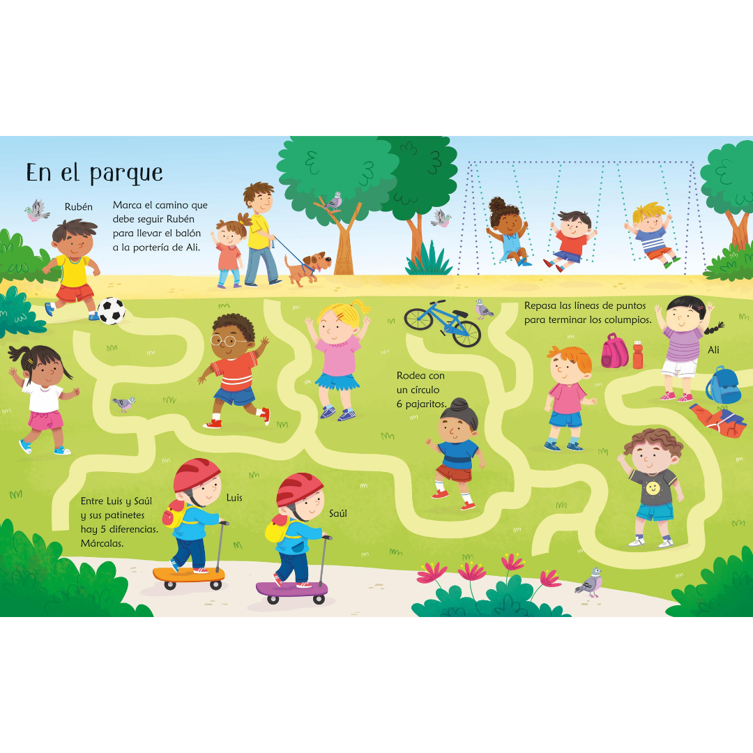 Libro pizarra reutilizable · juego al fútbol