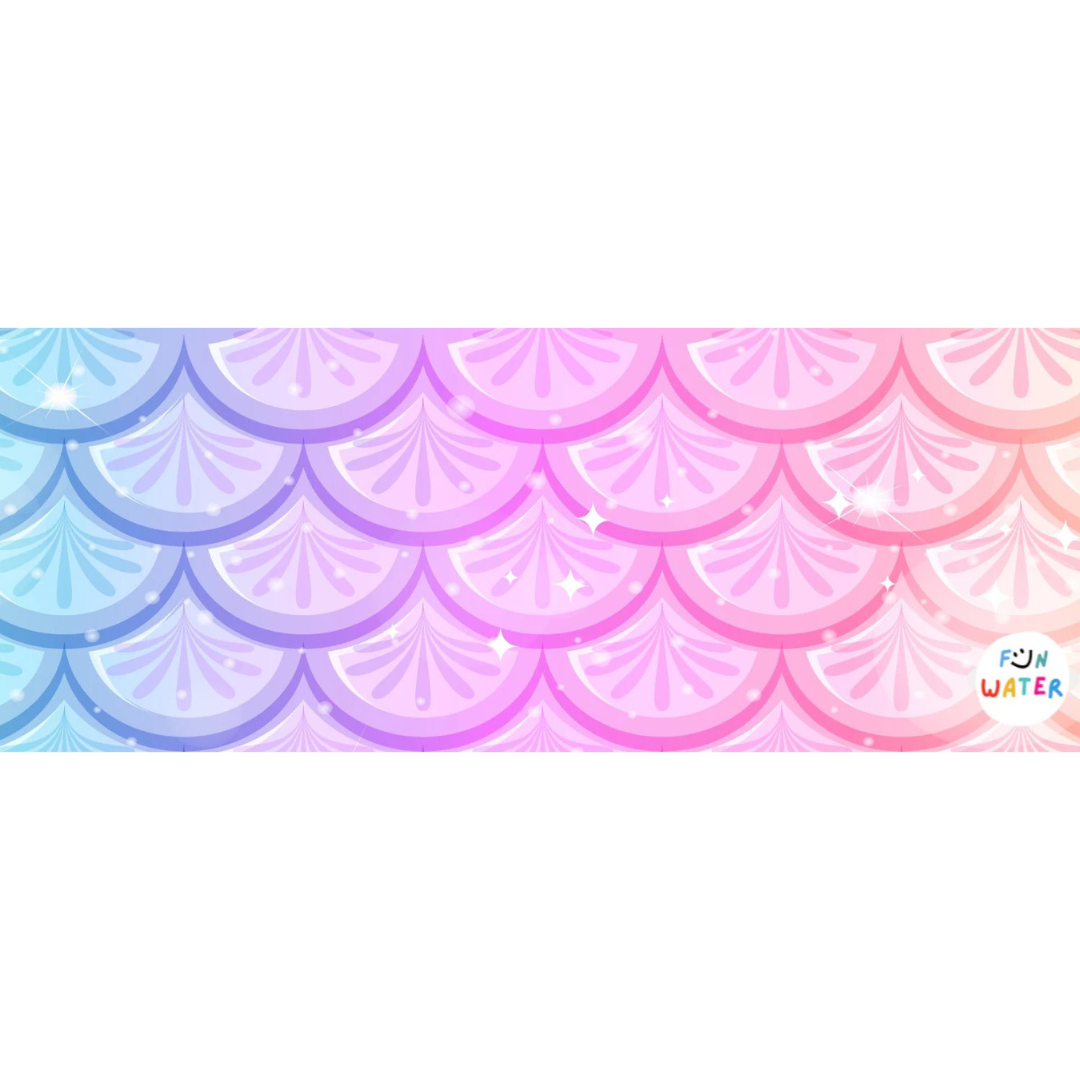 Gafas de natación infantiles con turbante · rosas de sirena
