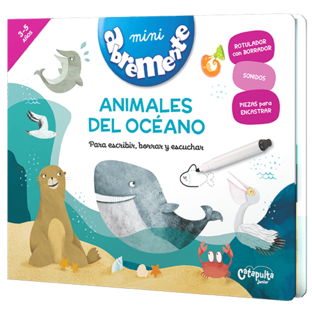 Mini abremente: animales del océano