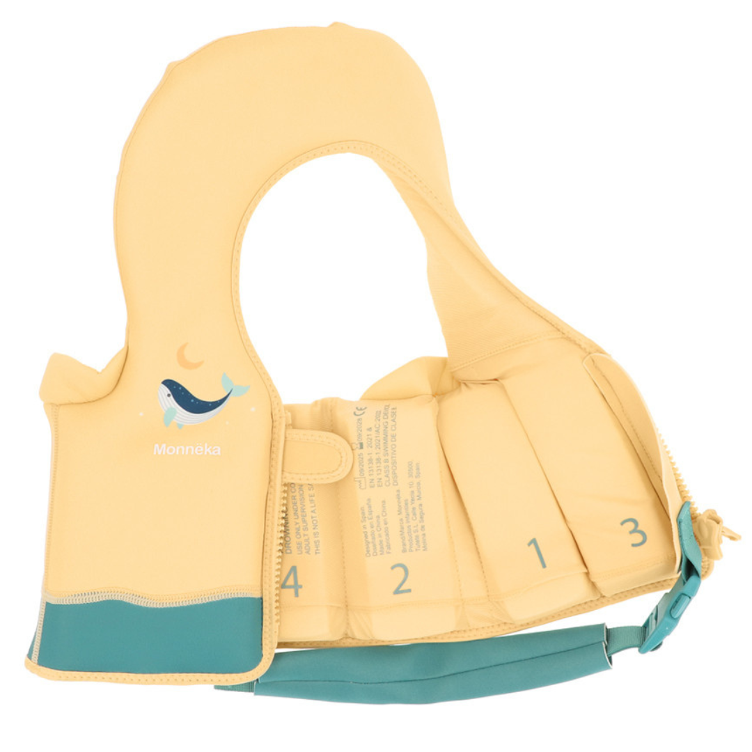 Chaleco flotador de aprendizaje MONNËKA para 1-2 años · whale teal