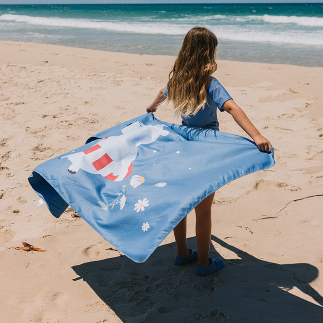Toalla de playa microfibra MONNËKA · hippos