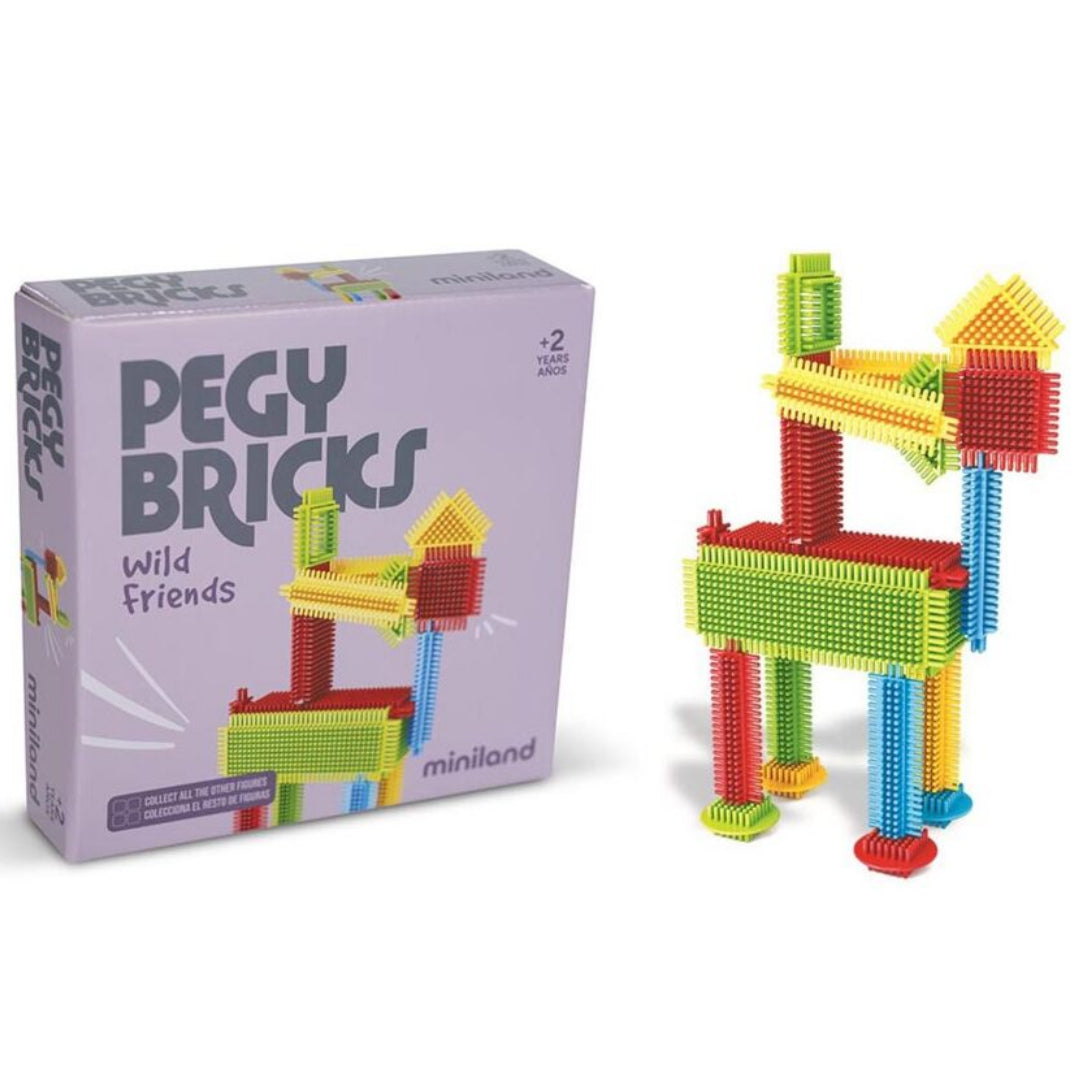 Pegy bricks: wild friends