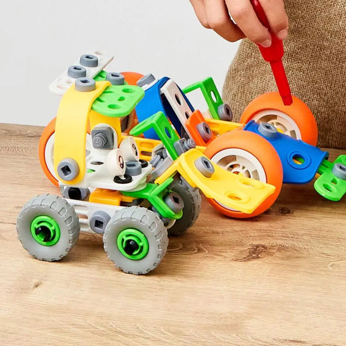Construcciones flexibles MECAFLEX ¡2 en 1!: excavadora y buggy