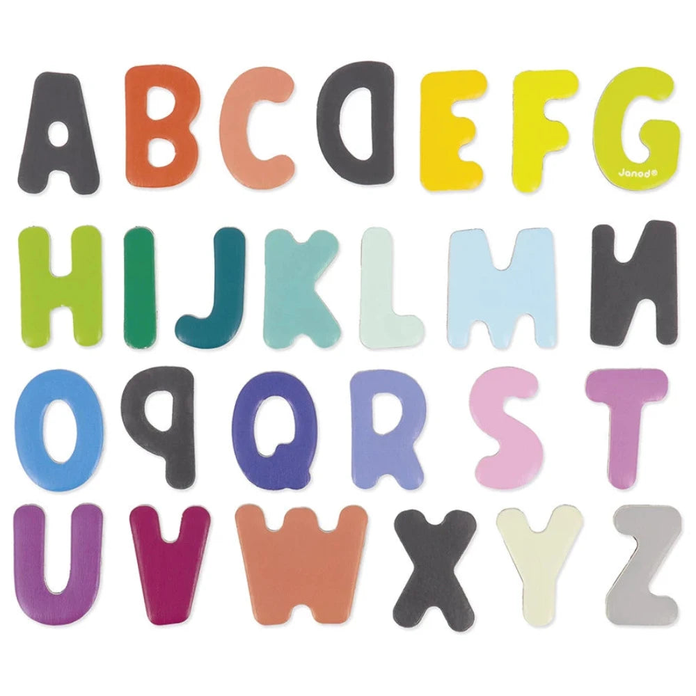 52 letras magnéticas