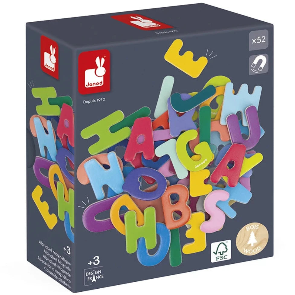 52 letras magnéticas