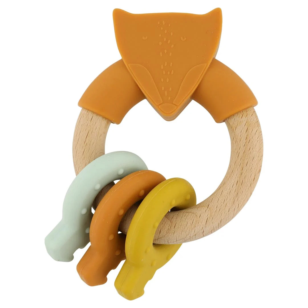 Anilla de actividades de silicona y madera TRIXIE · mr. fox