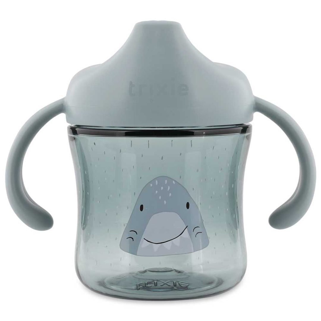 Taza con boquilla y asas TRIXIE · tiburón