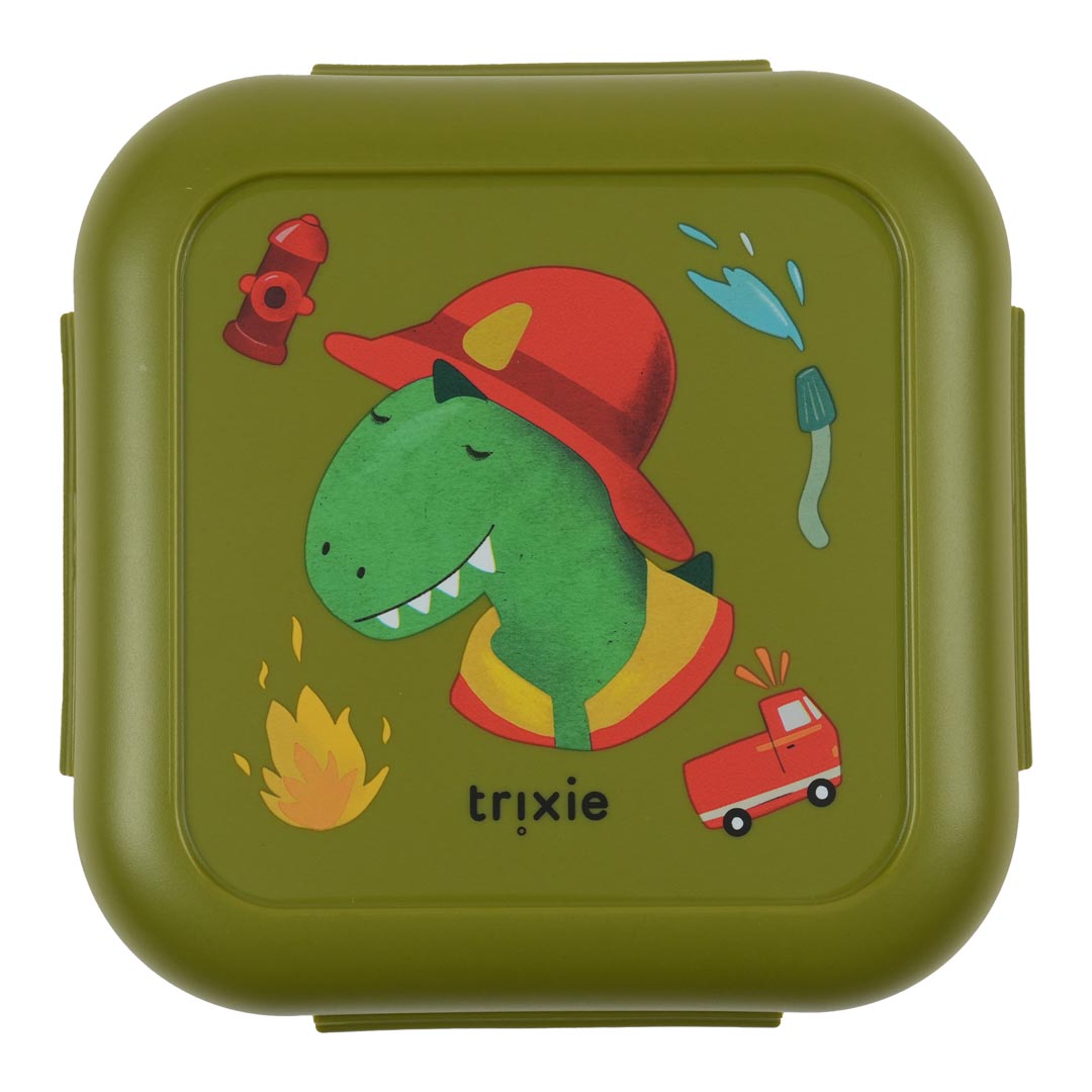 Fiambrera con clip Trixie · fireman mr. Dino