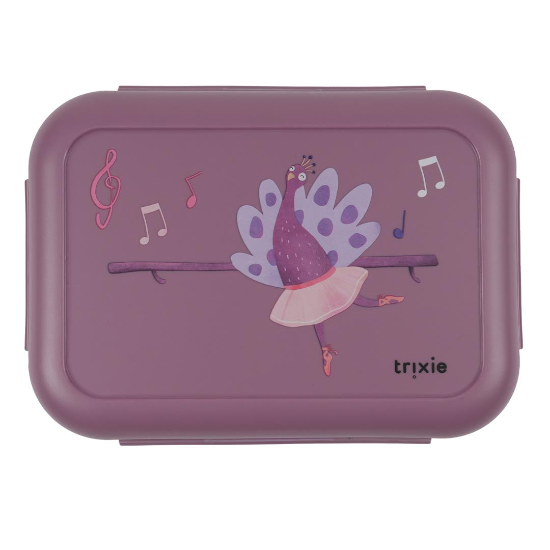 Fiambrera grande con clip TRIXIE · ballerina mrs. peacock