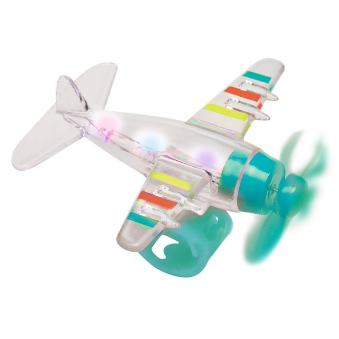 Avión ¡con luz! para bicicleta