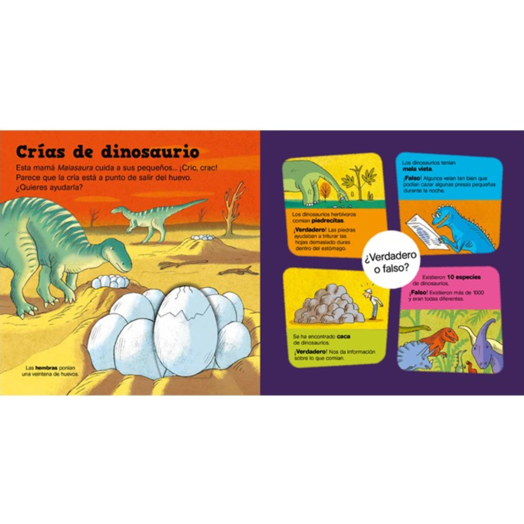 Los dinosaurios para pequeños curiosos