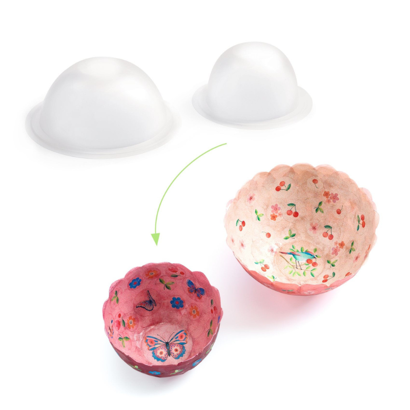 Kit creativo 2 cuencos decorativos de papel