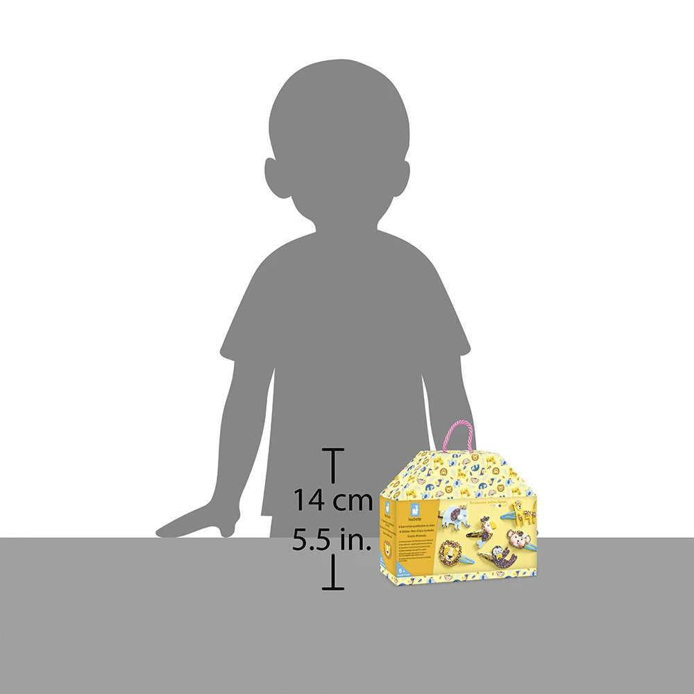 Crea tus 6 clips para el pelo de animales exóticos