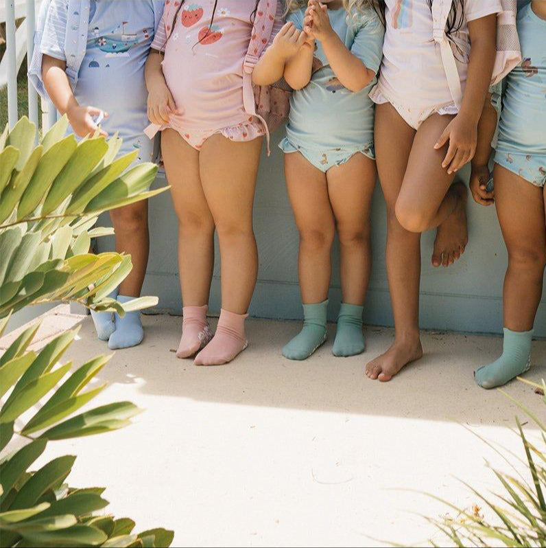 Calcetines antideslizantes para piscina · sage