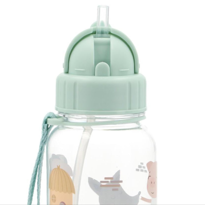 Botella de tritán 500ml. TUTETE · The Three Little Pigs