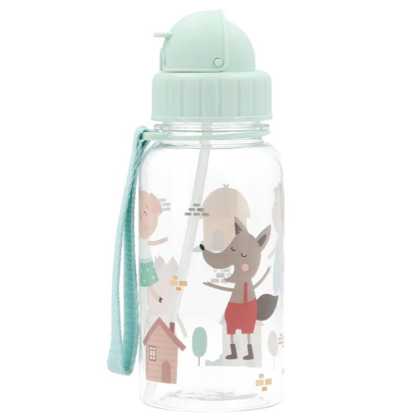 Botella de tritán 500ml. TUTETE · The Three Little Pigs